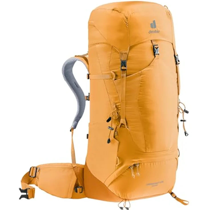 deuter AIRCONTACT LITE 50 + 10, Trekkingrucksack mit leichtem Eigengewicht, Pull-Forward Hüftflossen und belüftetem Kontaktrücken – Bild 8