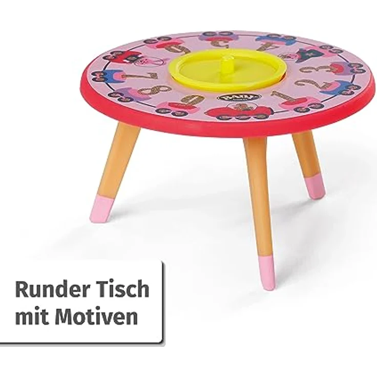 BABY born Minis, Minipuppe mit Geburtstagstisch, Spielset Happy Birthday, 7 cm große Puppe Lea mit Tisch, Kuchen, Torte und Stühlen, 906170, Zapf Creation – Bild 5