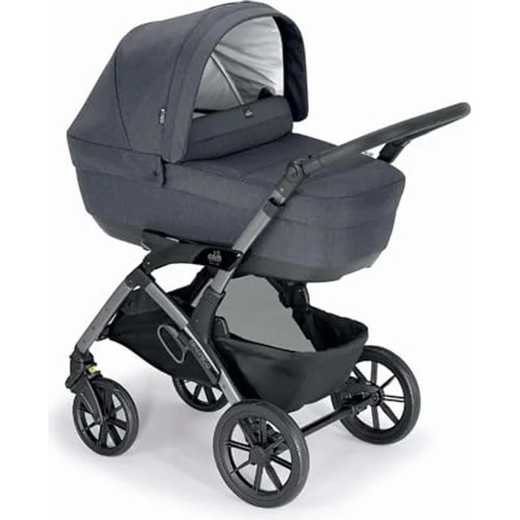 CAM Dinamico Smart 3in1 Kombi-Kinderwagen, anthrazit, inkl. Zubehör, leichte Bauweise mit nur 7.5 kg, klappbar auf kompakte Maße. – Bild 1
