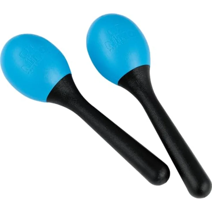Nino 569SB Maracas, kleines Paar aus ABS Kunststoff, blau – Bild 2