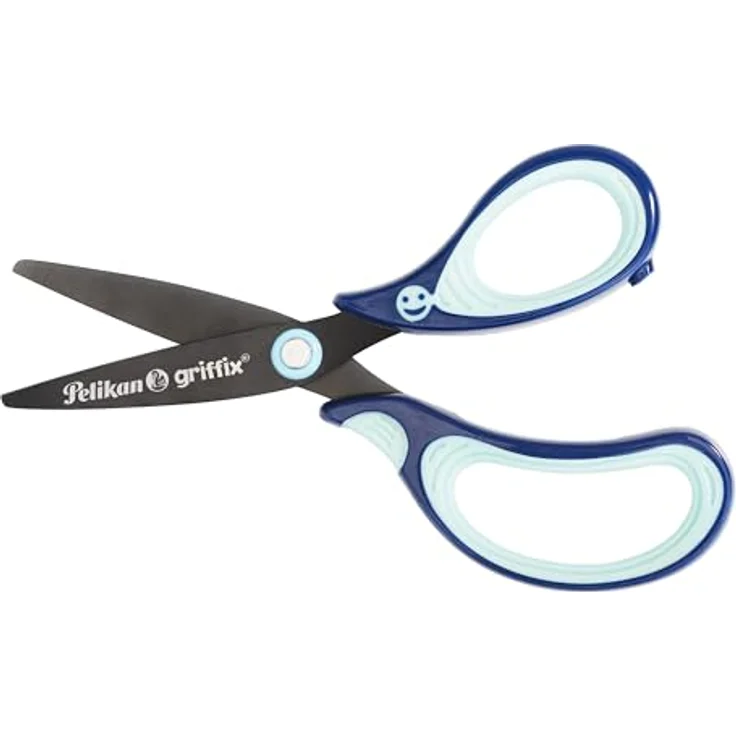 Pelikan Griffix® Schulschere Blau für Rechtshänder rund – Bild 2