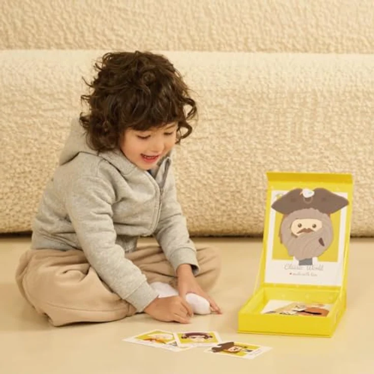 Classic World Magnetic Case Faces, Bastelspielzeug mit Magneten für kreative Kindergesichter, für Kinder ab 3 Jahren – Bild 3