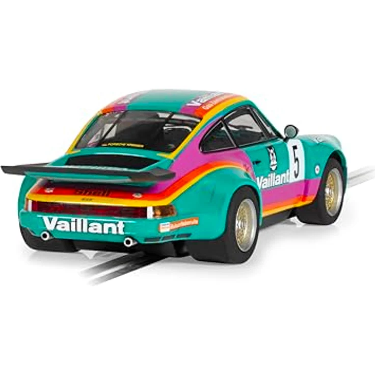 Scalextric C4439 1:32 Porsche 911 3.0 RSR Vaillant #5 HD - Slotcar, Rennbahn, Auto für Rennbahn, Rennbahnauto, Rennbahn – Bild 3