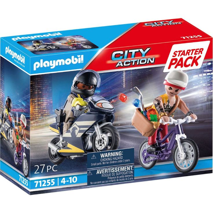 Playmobil® Konstruktions-Spielset Starter Pack, SEK und Juwelendieb (71255), City Action, (27 St), Made in Europe – Bild 1