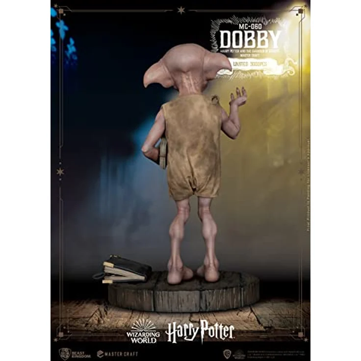 Beast Kingdom Toys Harry Potter Master Craft Dobby Statue, 39 cm, Golden, limitiert auf 3000 Stück – Bild 4