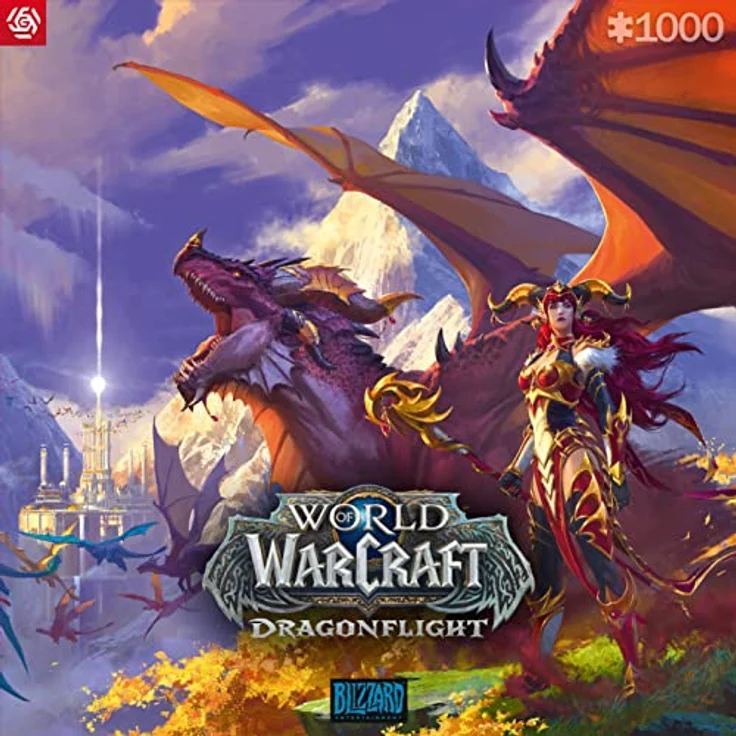Good Loot GDL24294 World of Warcraft Dragonflight Alexstrasza Puzzle, Wow Classic: Onyxia, 1000 pcs, High-Quality Puzzle with Rich Colors, 68.3x48 cm – Bild 2