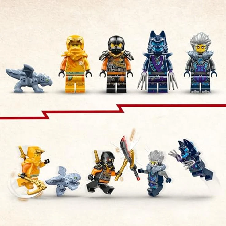 LEGO® Konstruktionsspielsteine Arins Ninja-Geländebuggy (71811), LEGO® NINJAGO, (267 St), Made in Europe – Bild 5