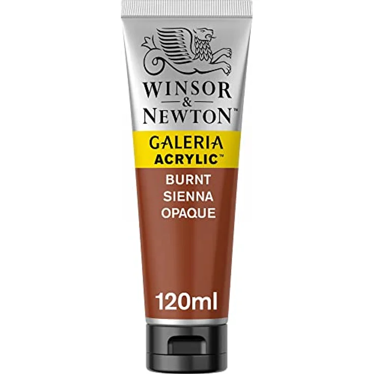 Winsor & Newton Galeria Acrylfarbe, hohe Pigmentierung, lichtecht, buttrige Konsistenz, 120 ml Tube, siena gebrannt opak – Bild 1