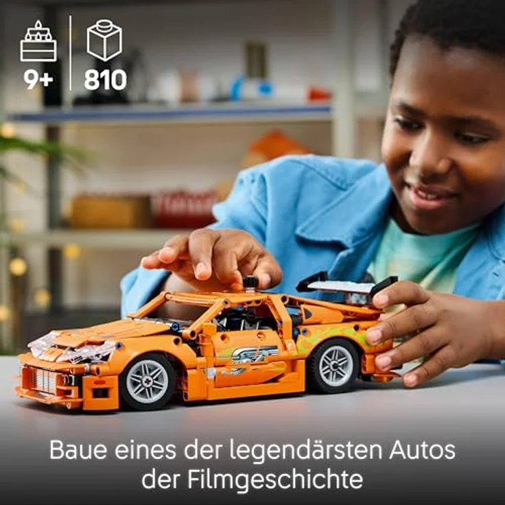 LEGO Technic Fast and Furious Toyota Supra MK4 - Spielzeug Auto - Mit 6-Zylinder-Motor & aufklappbaren Türen - Modell Set für Jungen und Mädchen ab 9 Jahren - Geschenkidee zum Geburtstag 42204 – Bild 2