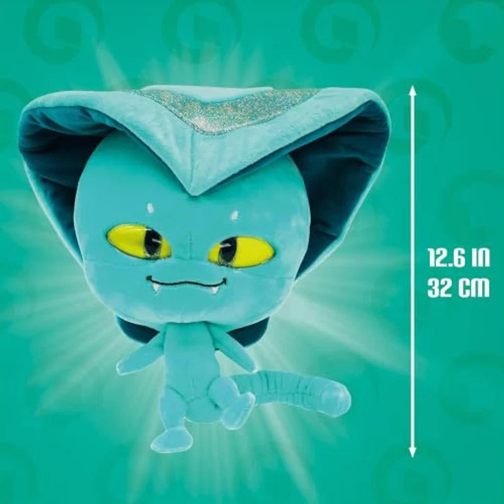 Miraculous Kwami Mon Ami Plüschtier – Sass die Schlange, 22,9 cm große, superweiche Plüschfigur mit 3D Resin Augen, Sammelartikel für Kinder und Sammler – Bild 5