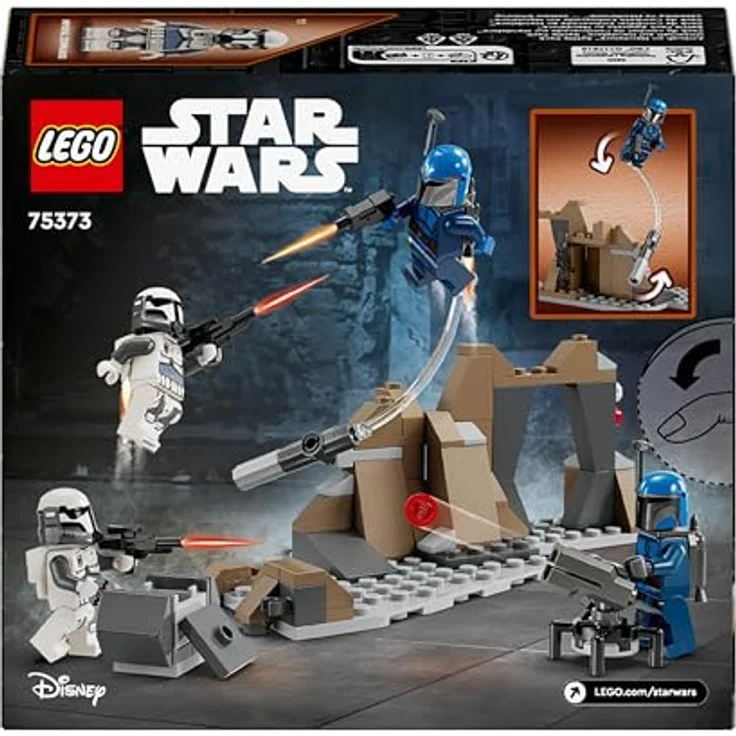 LEGO® Konstruktionsspielsteine Hinterhalt auf Mandalore™ Battle Pack (75373), LEGO Star Wars™, (109 St), Made in Europe – Bild 10