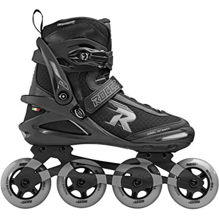 Roces Fitness-Inliner PIC-TIF, Rollschuhe mit glasfaserverstärkter Schale, Alumiunium Lite-Design und Roces 80mm-82A Rollen, Blau