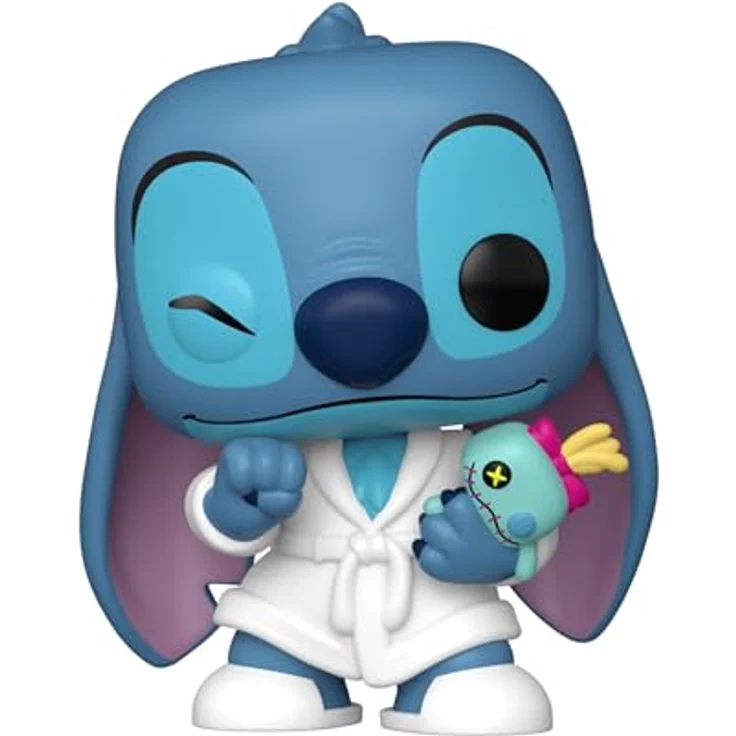 Funko Pop! Disney: Lilo & Stitch - Stitch in Robe - 9,5 cm Vinyl-Sammelfigur - Offizielle Handelsware für Sammler und Fans – Bild 2