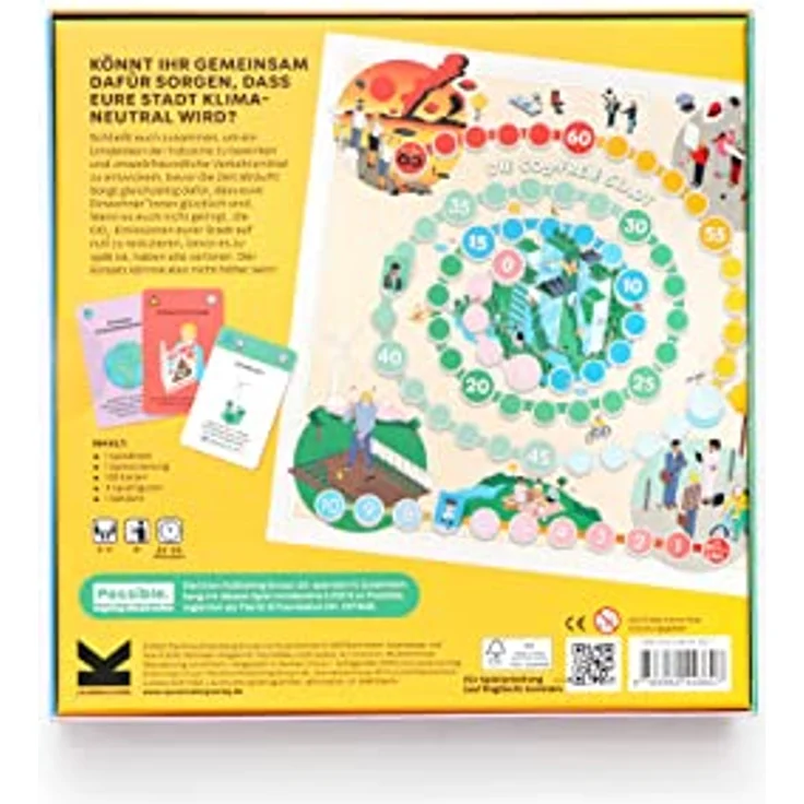 Laurence King Die CO2-freie Stadt, Team-Spiel für 2–4 Personen, Spieldauer 30–60 Minuten, Unterstützt Klimaprojekte – Bild 4
