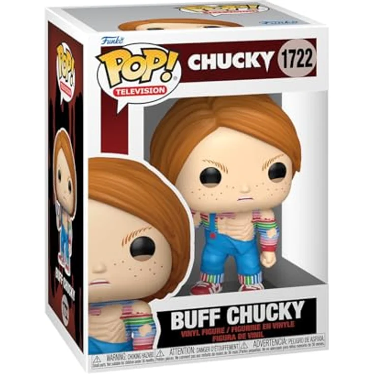 Funko Pop! Television: Chucky - Buff Chucky #1722, Sammelfigur im typischen Funko-POP!-Stil, in Geschenkverpackung – Bild 1