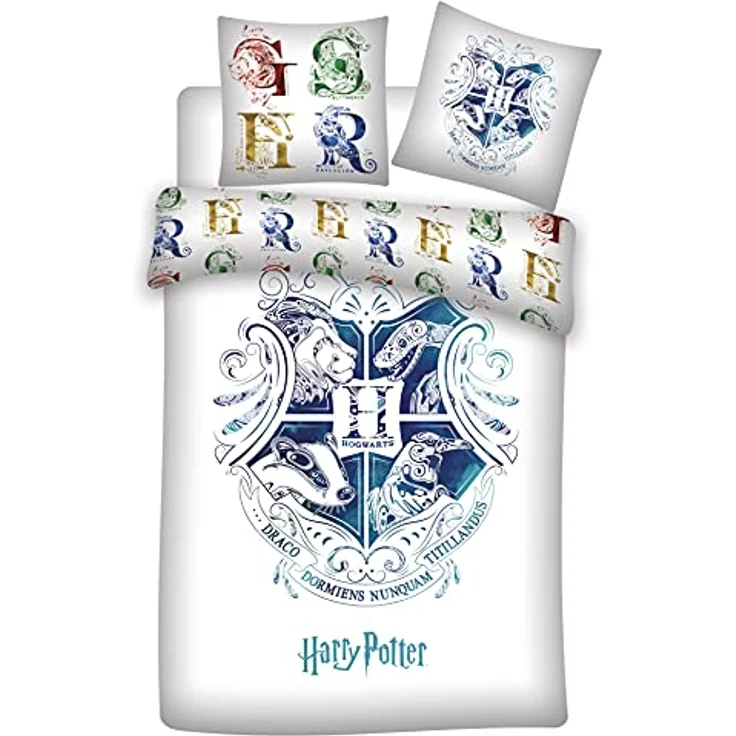 bettbezug Harry Potter 140 x 200 cm Mikrofaser weiß – Bild 2
