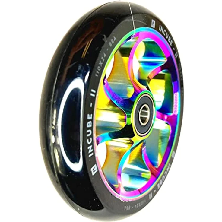 Ethic DTC Incube II Stunt-Scooter Rolle 110mm Neochrom, Aluminium 6061, 204g, 88A – Bild 4