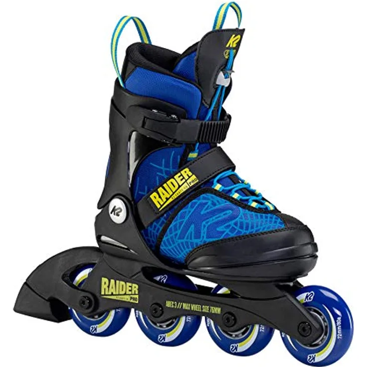 K2 Skates Jungen Inline Skates RAIDER PRO, blue - yellow, 30F0205.1.1.M