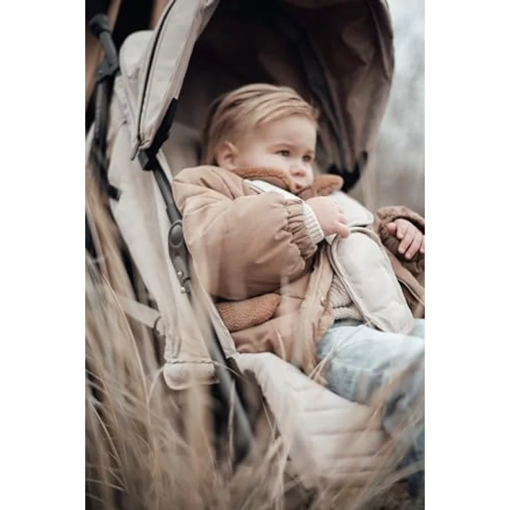 Little Dutch 7018.BEIGE Kinderwagen Buggy, inklusive 5-Punkt-Gurt, beige – Bild 3