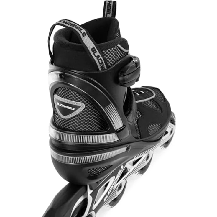 Blackwheels Flex Pro Inline Skates, atmungsaktiv für Jugendliche und Erwachsene, 84 cm Räder, Einlegesohle 38-41, Schwarz – Bild 5