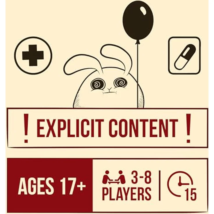 Exploding Kittens LLC Explodierende Kätzchen - Schrecklicher Therapeut: Core Game Edition - Urkomisches Kartenspiel für 3-8 Spieler, ab 17 Jahren – Bild 8
