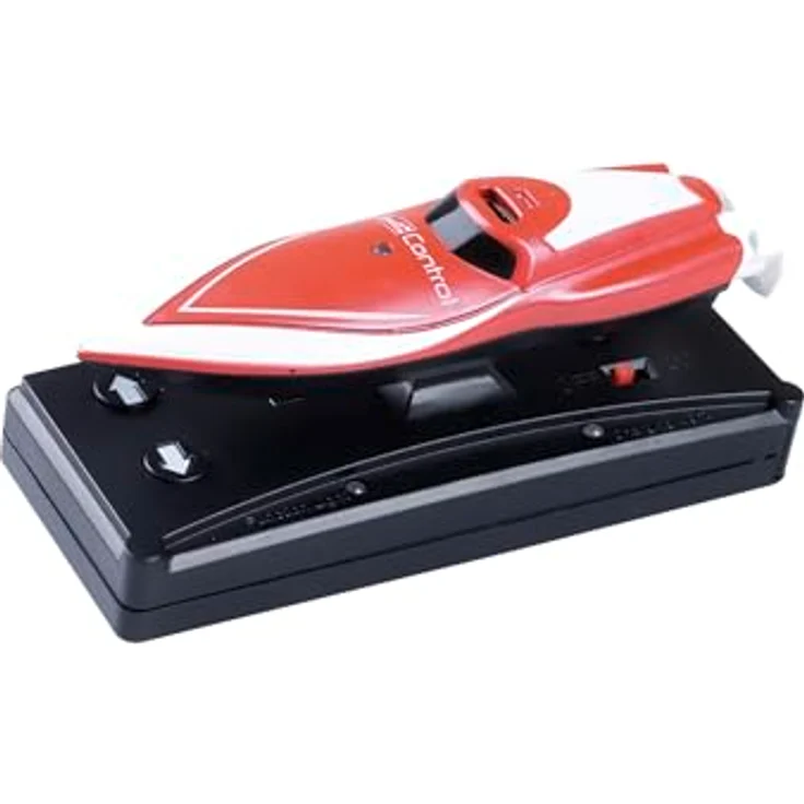 Revell Control I Mini RC Boot "rot" I 2.4 GHz Fernsteuerung I Kentersicher I Inkl. Akku und Ladegerät I Länge 7,5 cm – Bild 3