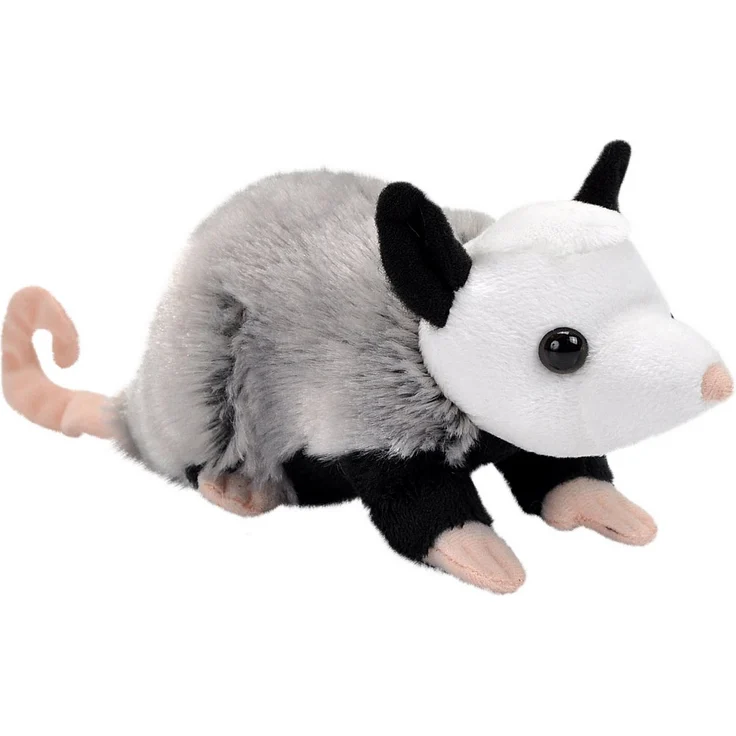 Wild Republic Opossum Kuscheltier - Pocketkins Eco, aus recycelten PET-Flaschen, 13 cm, Plüsch, Handwäsche – Bild 1