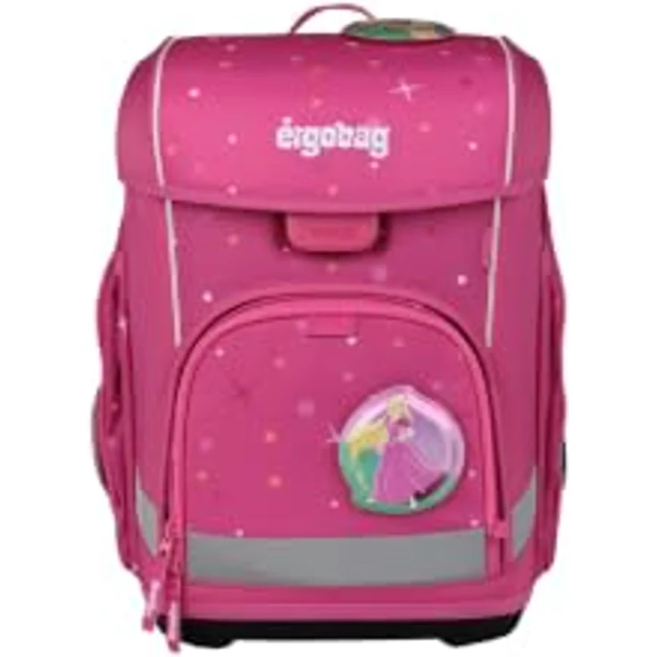 ergobag cubo light Schulranzen-Set ZauBärschloss, 21 Liter Volumen, atmungsaktives Hugging-Tragesystem, inklusive Sportbeutel – Bild 2