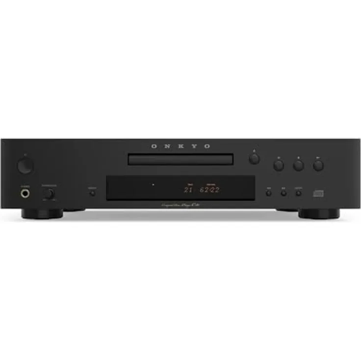 ONKYO C-30 CD-Player mit 32 Bit/768 kHz DAC, Anti-Vibrations-Design, schwarz