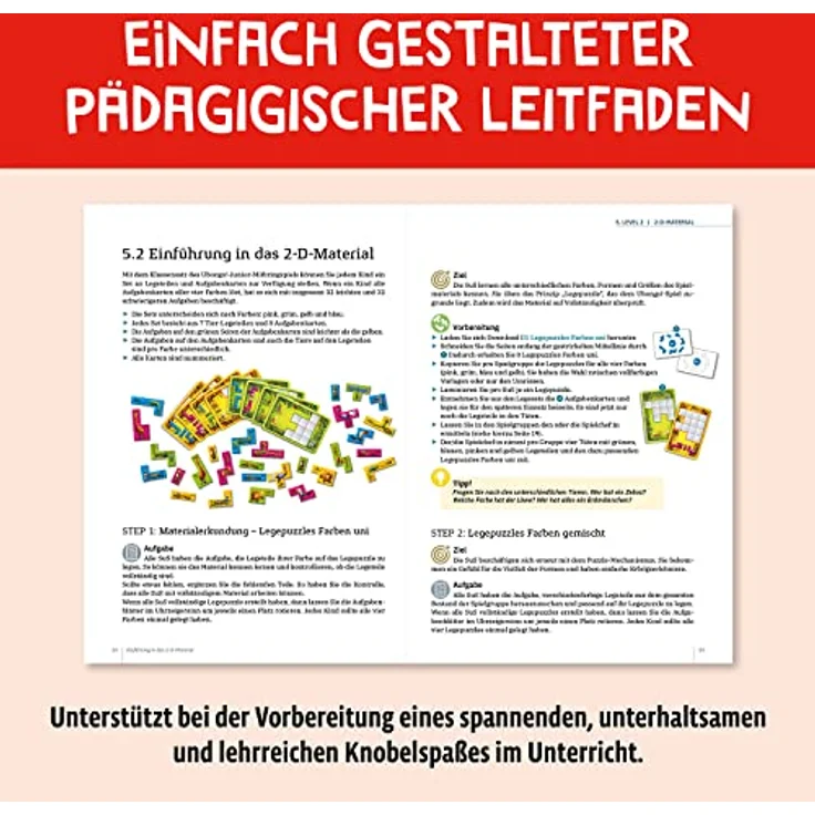 Kosmos 682880 Ubongo - Schuledition, Klassensatz für 28 Kinder, Klassenstufe 1-6, spielerisch Mathe lernen, geometrische Formen, räumliches Denken – Bild 5