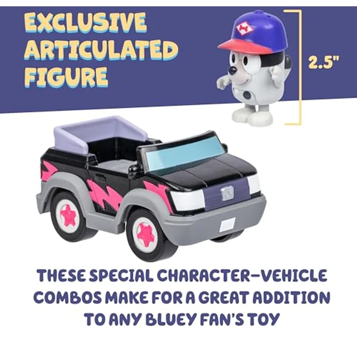 BlueY Pizzamädchen-Auto mit Muffin-Figur, 6 cm groß, bewegliche Gelenke, für Sammelfiguren – Bild 5