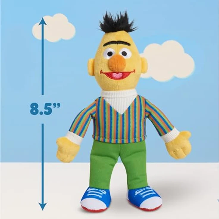 Sesamstraße - Plüschfigur Bert - ca. 21 cm – Bild 3
