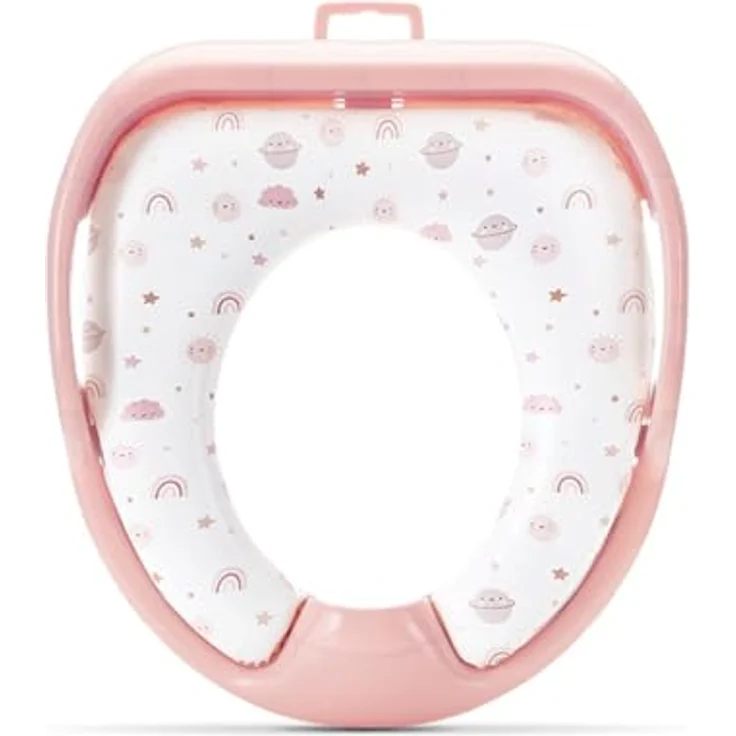 Lorelli Baby-Toilettensitz weich mit Handgriffen, gepolstert, Spritzschutz, 6 cm, für Kinder ab 18 Monaten, max. 25 kg – Bild 3