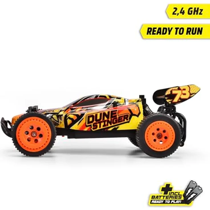 Dickie Toys RC-Auto RCRTR, 2-Kanal FS, 2,4 GHz, Federung, Gummireifen, 9 km/h, 1:24, mehrfarbig – Bild 3