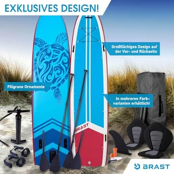 BRAST SUP Board Lady, opblaasbare stand up paddle set voor