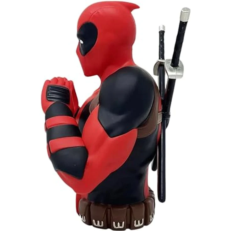 Monogram Deadpool Classic Spardose Deadpool Bust, hochdetaillierte Sammelfigur aus PVC, wasser- und bruchsicher – Bild 2