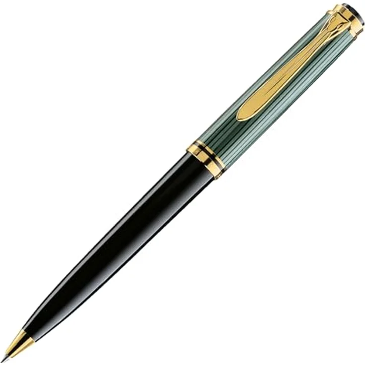 Pelikan Füllfederhalter Drehkugelschreiber Souverän K800, schwarz/grün – Bild 2