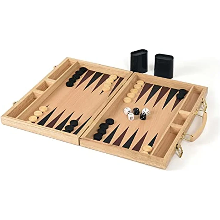 Alga Backgammon, klassisches Brettspiel in englischer und nordischer Ausführung – Bild 2