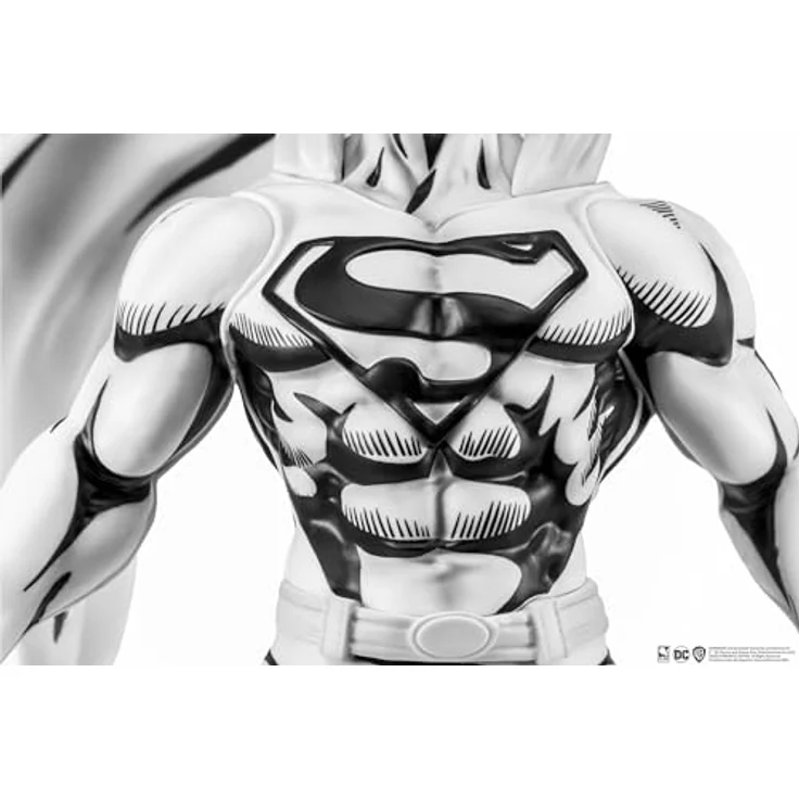 Pure Arts Batman PX PVC Statue 1/8 SDCC 2024, Superman Black & White Version, 30 cm mit ansprechender Base – Bild 9