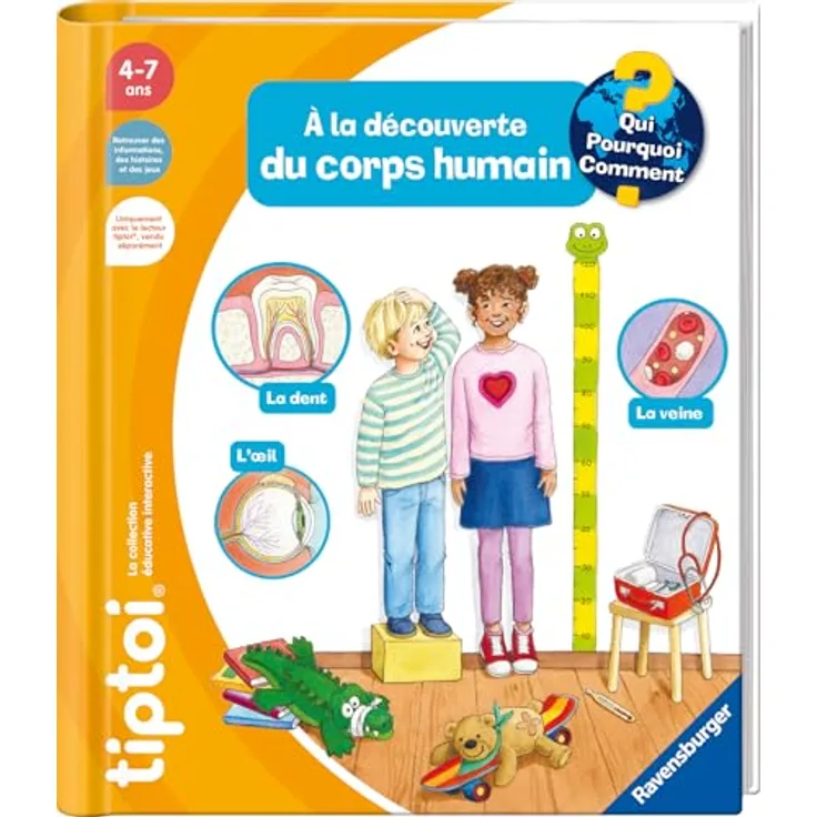 tiptoi Ich entdecke den menschlichen Körper (Französisch), interaktives Lernspiel für Kinder