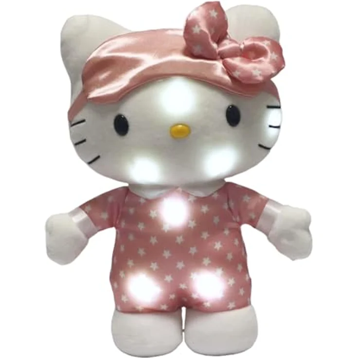 Famosa Leuchtender Schlafzeit Teddy, 35 cm Plüsch mit Licht, rosa – Bild 2