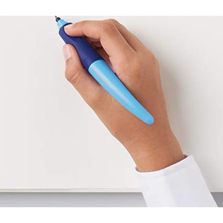 STABILO Füllfederhalter Rollerball Easy Original RH limone-grün, ergonomischer Schreiblern-Kugelschreiber für Kinder, rutschfest, für Linkshänder und Rechtshänder geeignet – Bild 6