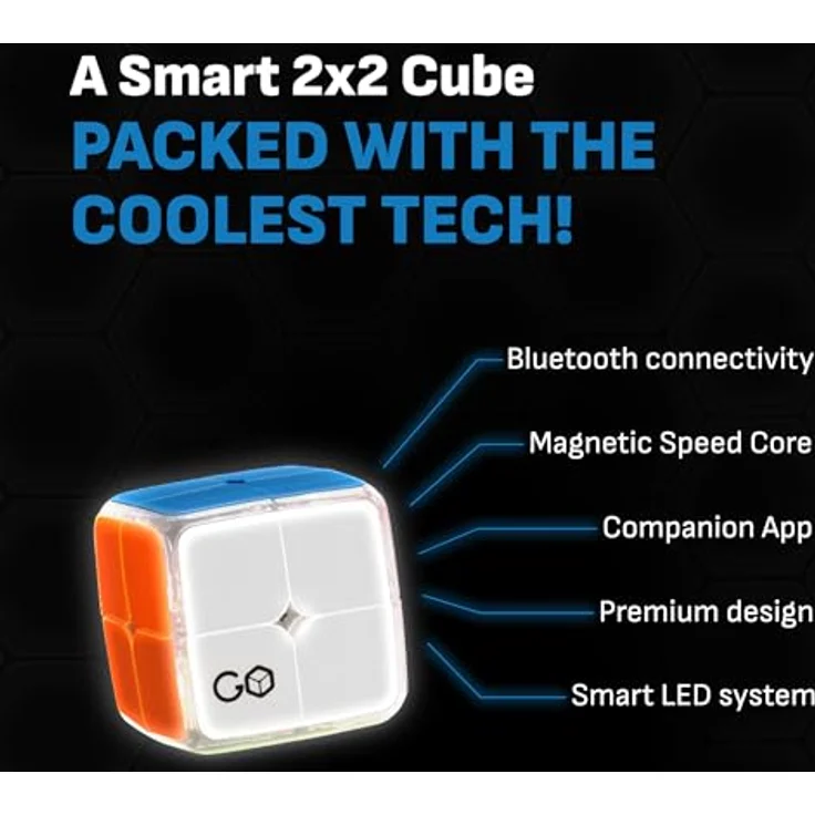 GoCube 2x2, smarter verbundener Würfel mit Lern-App, geeignet für alle Altersgruppen – Bild 3