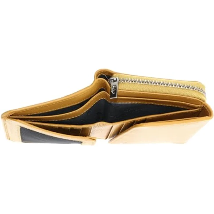 Golden Head Madrid Geldbörse RFID Leder, 11,5 cm, viel Stauraum, gelb – Bild 4
