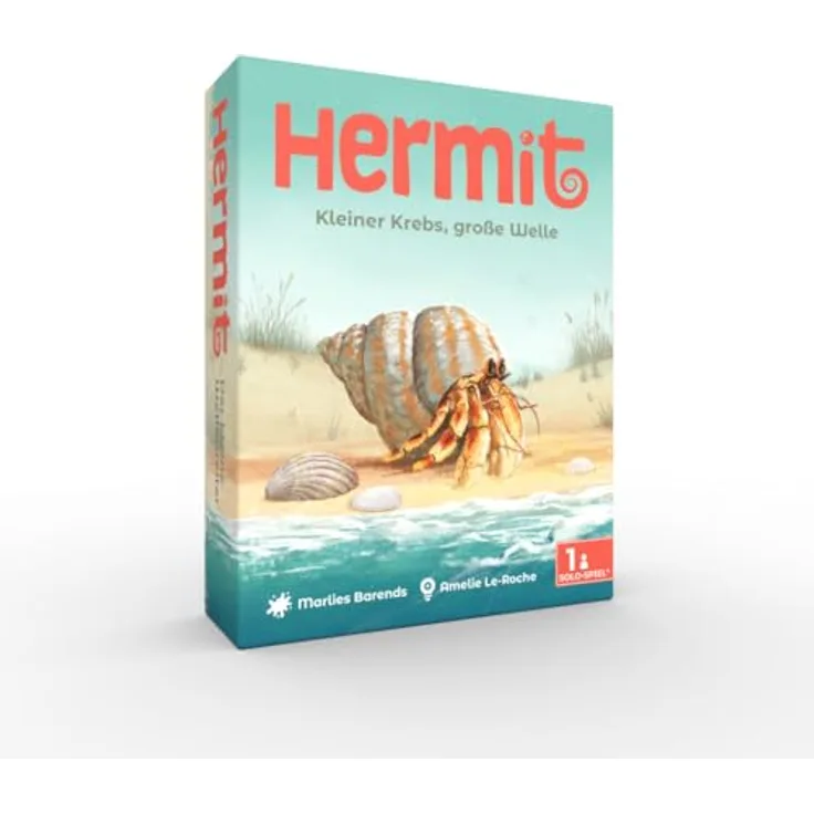 Board Game Circus Hermit, Brettspiel mit robuster Konstruktion und flexibler Gestaltung, Braun, Beige, Grau
