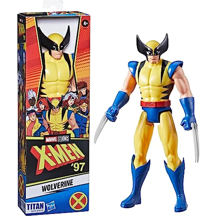 Marvel X-Men Wolverine Titan Hero Serie Action-Figur, 28,5 cm groß mit 5 Bewegungspunkten, ab 4 Jahren, Superhelden-Spielzeug – Bild 2