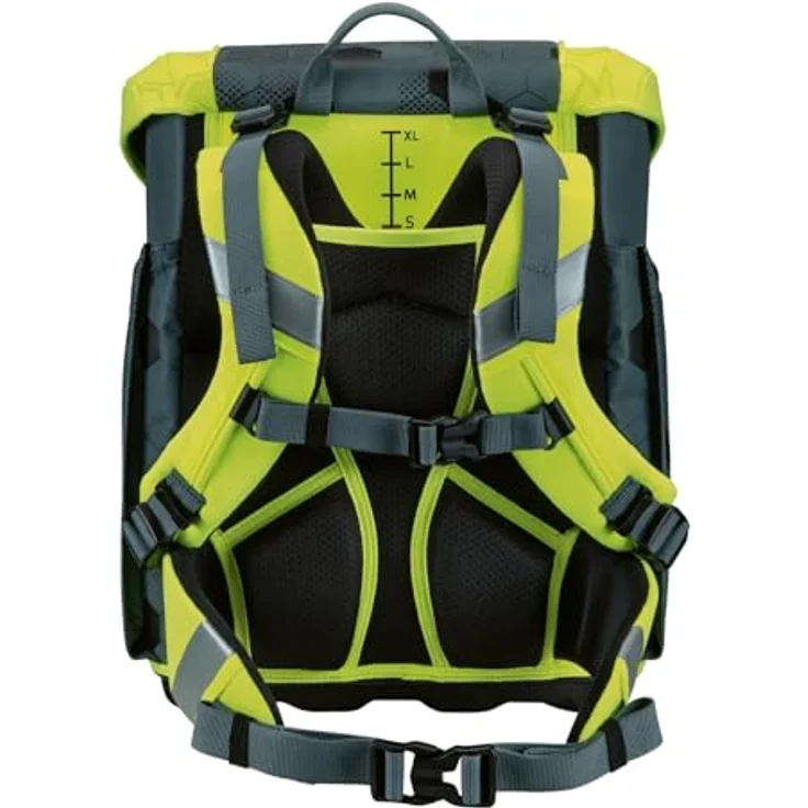 Scout Micro Schulranzen-Set 4 Superflash Extreme Soccer Star, 4-teilig mit ergonomischem Tragesystem und fluoreszierenden Sicherheitsflächen – Bild 4