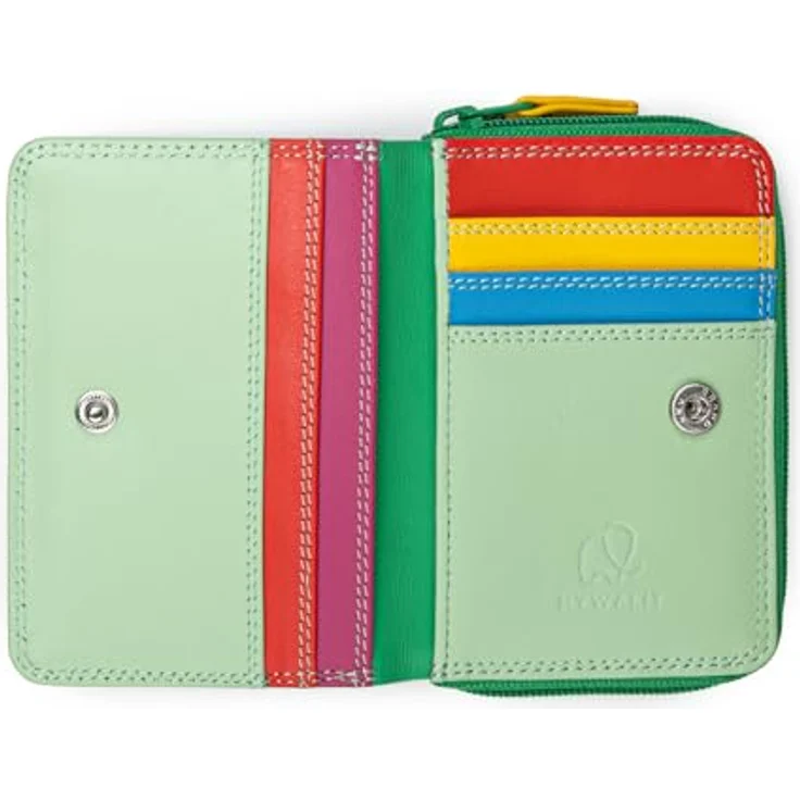 Mywalit Small Wallet, Kinderportemonnaie aus 100% Leder, 10 cm x 8 cm x 3 cm, grün – Bild 3