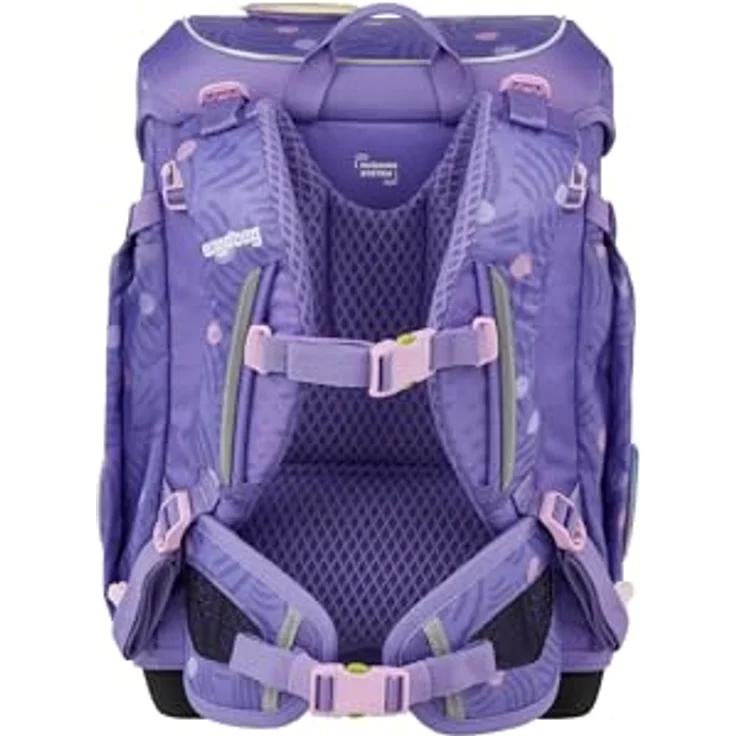 ergobag cubo Light Set, ergonomischer Schulranzen, extra leicht 860 g, 6-teilig mit Reflektoren und recycelten PET-Flaschen – Bild 5