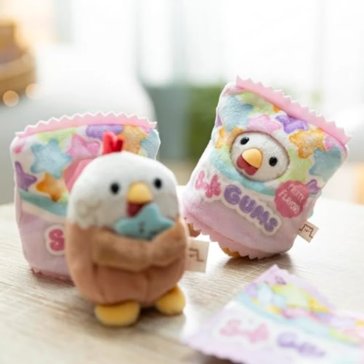 NICI Set Kuscheltier Hahn Keko 8cm, inklusive Stern & Softgummitten Kostüm, 3-in-1 Plüschset – Bild 5